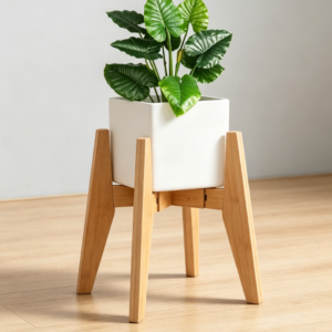 Adjustable Bamboo Plant Stand | Fits Pots Approx. 20-30cm in Diameter