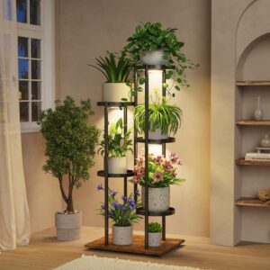 5-Tier Metal Corner Plant Stand | Porch, Living Room, Balcony